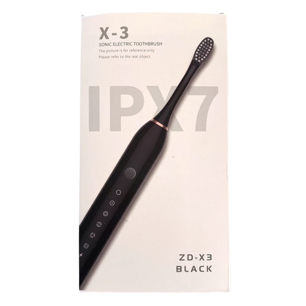 IPX 7  X-2 Rechargeable Toothbrush - Black - New in box